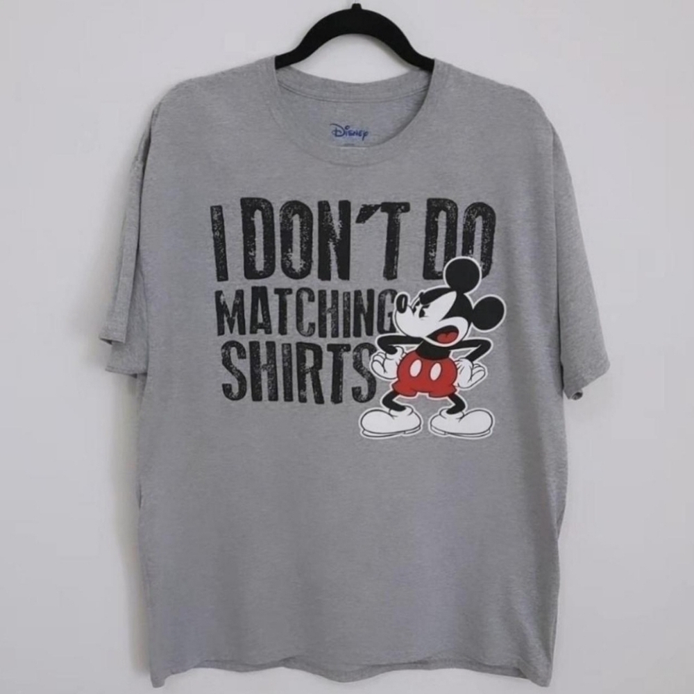 Mickey Mouse Mens Size XL Grey Retro Graphic Print t-shirt In Perfect Condition